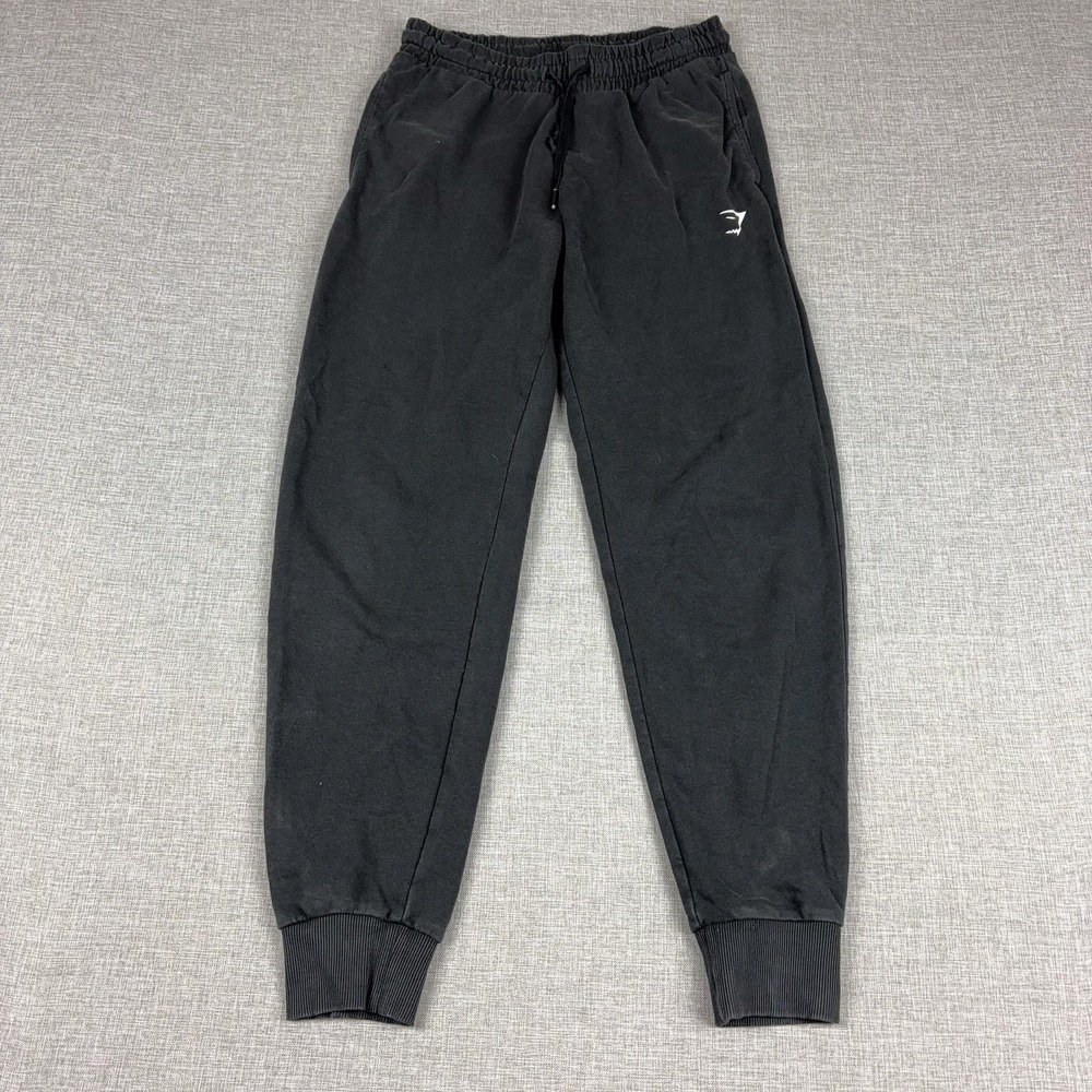 Gymshark Sweatpants Mens Small Gray Athletic Joggers Elastic Waist Pockets